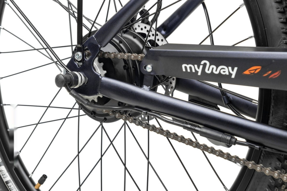 Электровелосипед MyWay Road 250 26 (17, черный антрацит матовый)