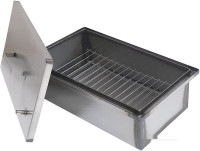 Коптильня НПО Кедр С поддоном К2-1.5НГЗ-Д (1.5мм, нержавеющая сталь)