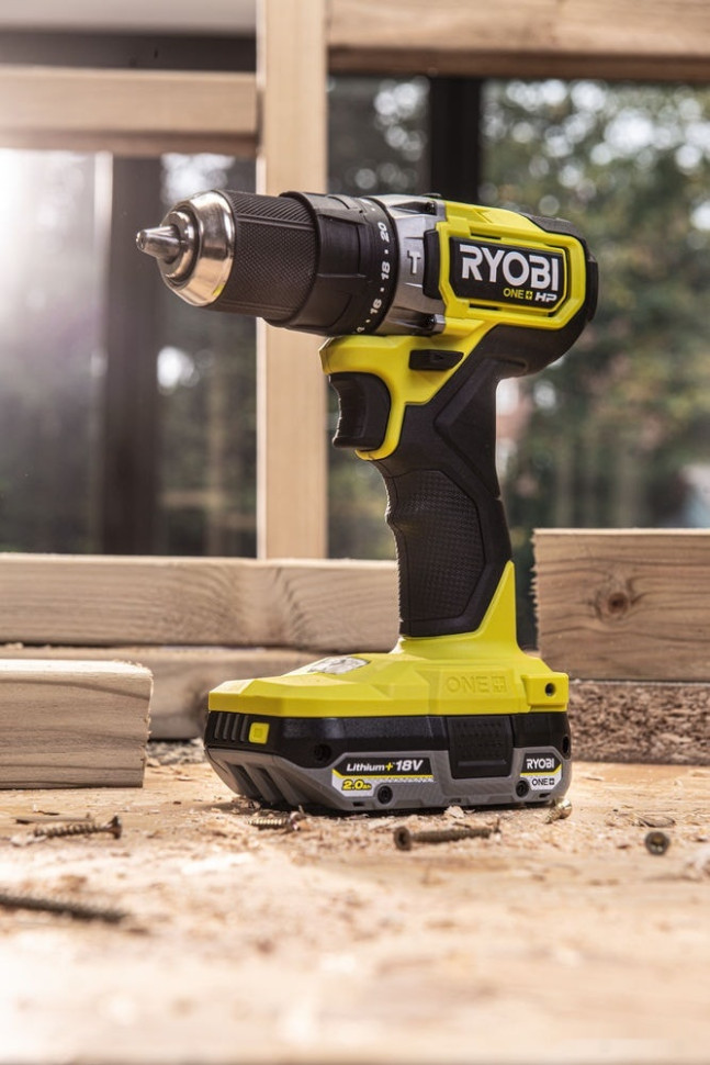 Ударная дрель-шуруповерт Ryobi HP RPD18C-220S 5133004982 (с 2-мя АКБ 2 Ah, сумка)