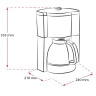 Капельная кофеварка Melitta Look V Therm Timer (черный)