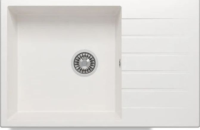 Кухонная мойка Polygran Deka 780 (белый хлопок)