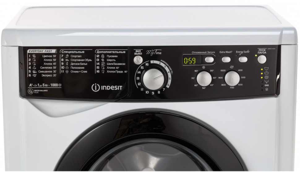 Стиральная машина Indesit EWSD 51031 BK CIS