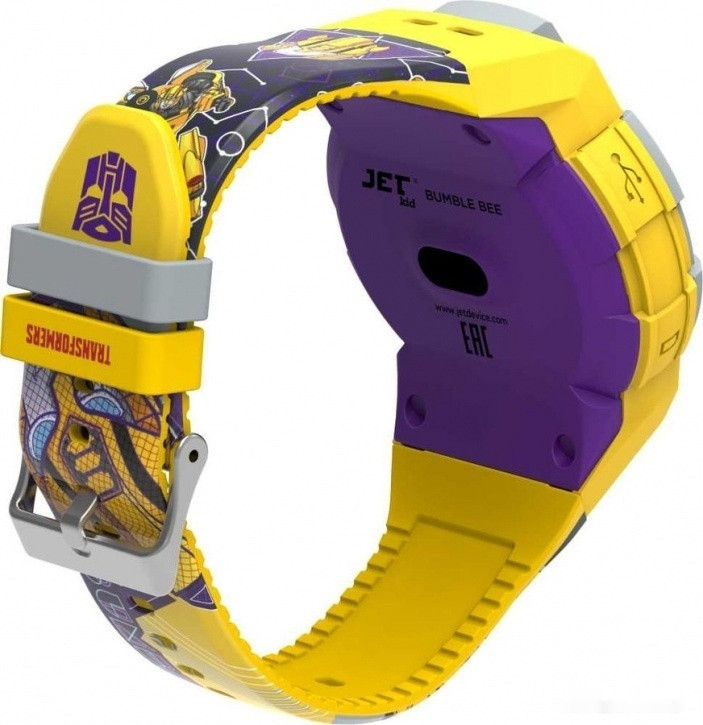 Умные часы Jet Kid Transformers Bumble Bee (желтый)