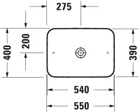 Умывальник Duravit Cape Cod 2347550000