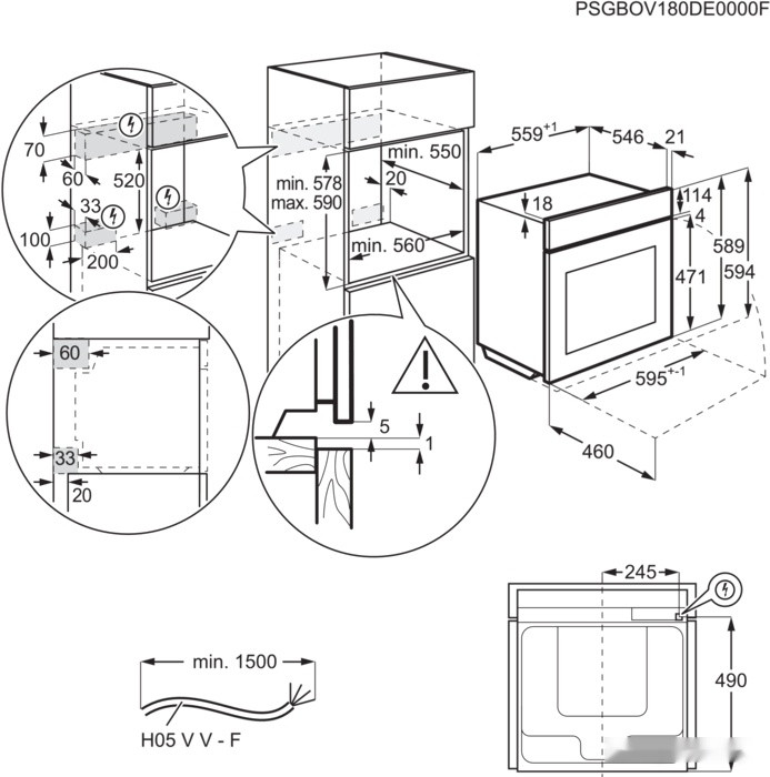 Духовой шкаф Electrolux KOAAS31WX