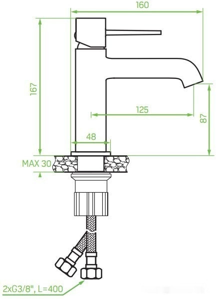 Смеситель Laveo Pola BAP 022D