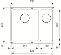 Кухонная мойка Zigmund &amp; Shtain Integra 500.2 (речной песок)