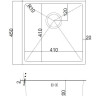 Кухонная мойка ARFEKA AF 450*450 Black PVD Nano