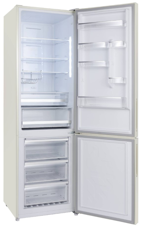 Холодильник с морозильником Korting KNFC 62370 GB