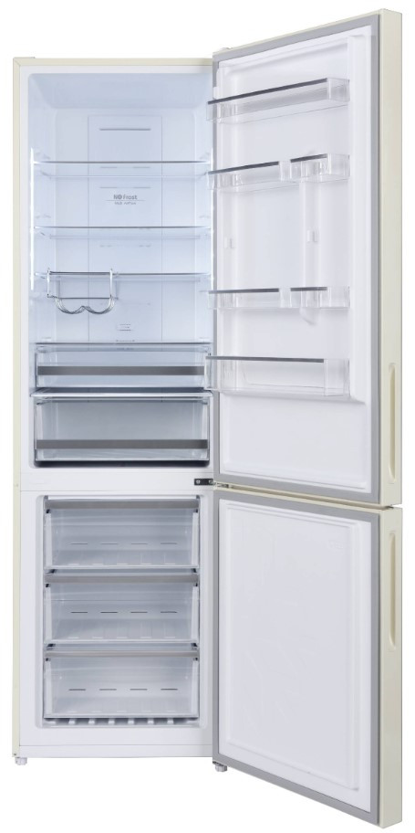 Холодильник с морозильником Korting KNFC 62370 GB