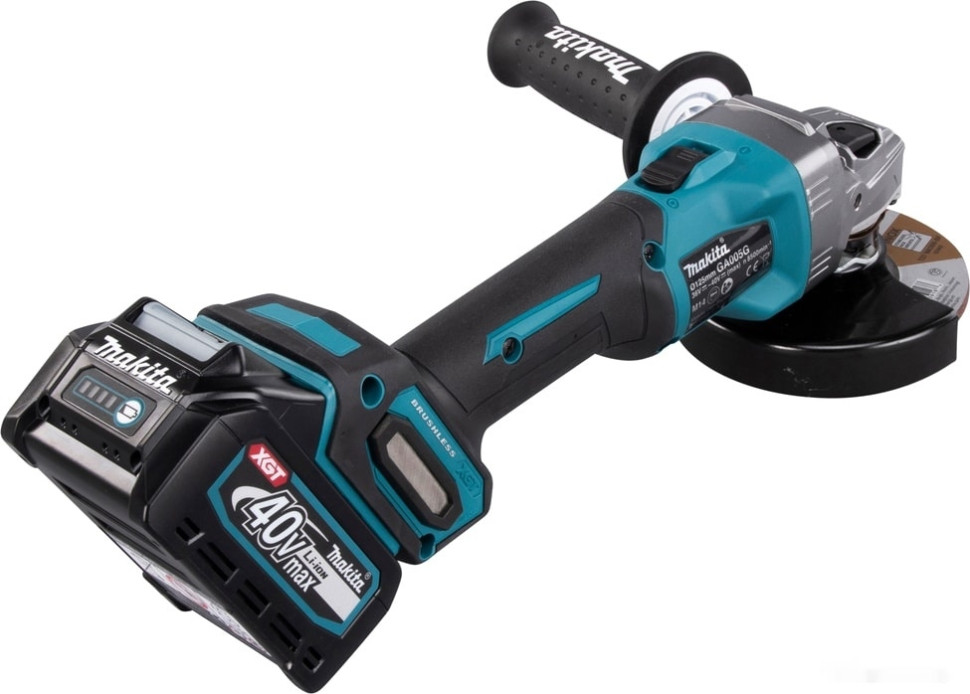 Угловая шлифмашина Makita GA005GM201 (с 2-мя АКБ)