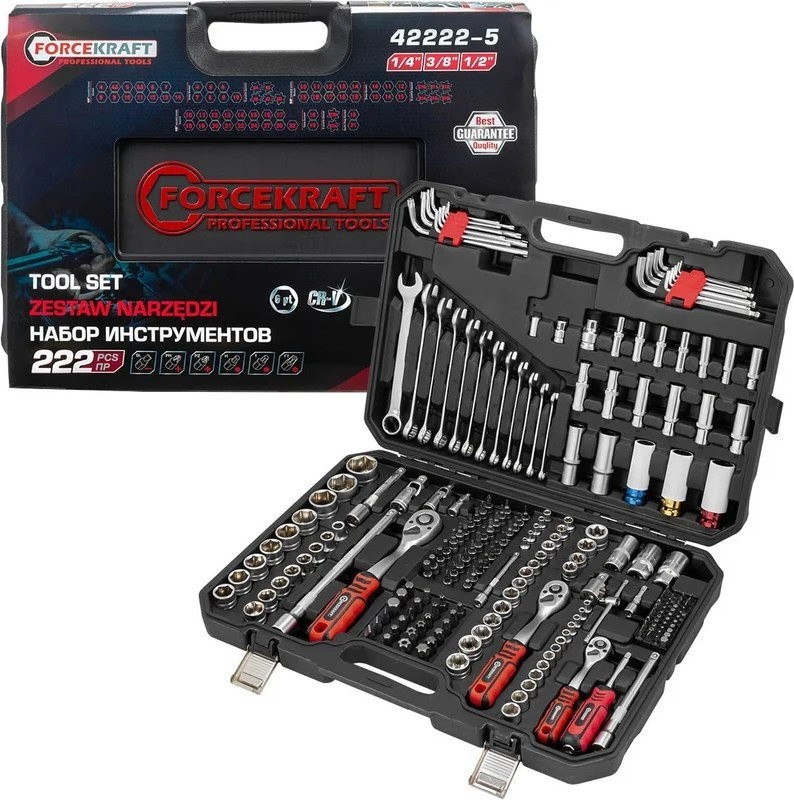 Универсальный набор инструментов ForceKraft FK-42222-5 (64513)