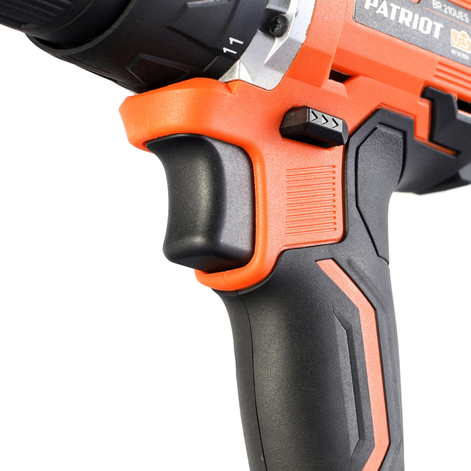 Ударная дрель-шуруповерт Patriot BR 210UES-h 180301555 (с 2-мя АКБ, кейс)
