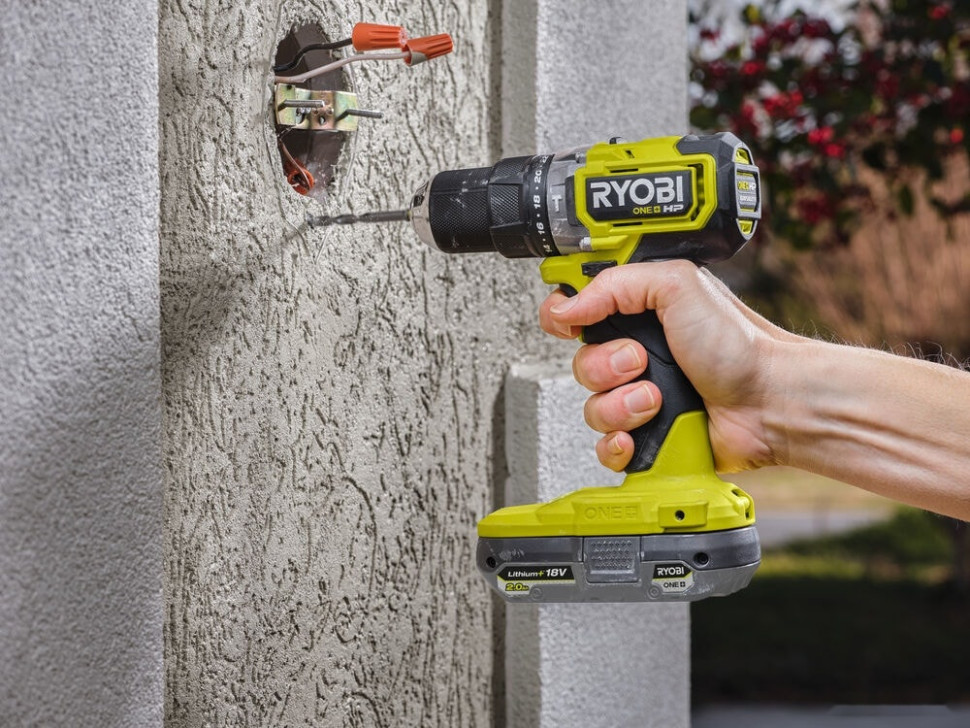 Ударная дрель-шуруповерт Ryobi HP RPD18C-242S 5133004983 (с 2-мя АКБ 4 Ah + 2 Ah, сумка)