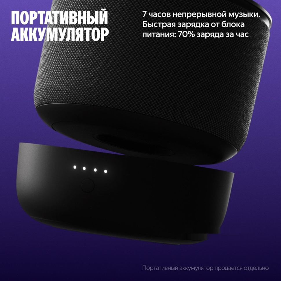 Умная колонка Яндекс Станция Мини 3 Про (черный)