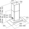 Вытяжка CATA C-900 Glass/L