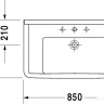 Умывальник Duravit Starck 3 85x48.5 (0304800000)
