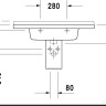 Умывальник Duravit Starck 3 85x48.5 (0304800000)