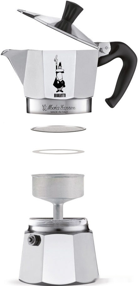 Гейзерная кофеварка Bialetti Moka Express (3 порции)