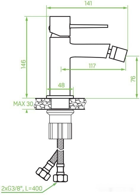 Смеситель Laveo Pola BAP 032D