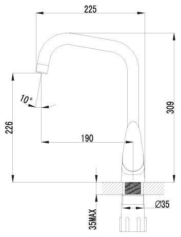 Смеситель Lemark Pramen LM3355C
