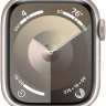 Умные часы Apple Watch Series 9 41 мм (алюминиевый корпус, звездный свет/звездный свет, спортивный силиконовый ремешок M/L)