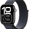 Умные часы Apple Watch Series 10 42 мм (алюминиевый корпус, черный/темно-серый, нейлоновый ремешок)