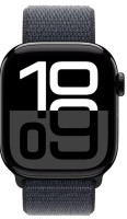 Умные часы Apple Watch Series 10 42 мм (алюминиевый корпус, черный/темно-серый, нейлоновый ремешок)
