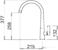 Смеситель Elleci Athena V96 White