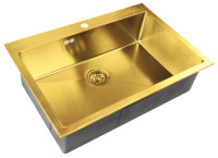 Кухонная мойка Zorg PVD SZR-7551 BRONZE
