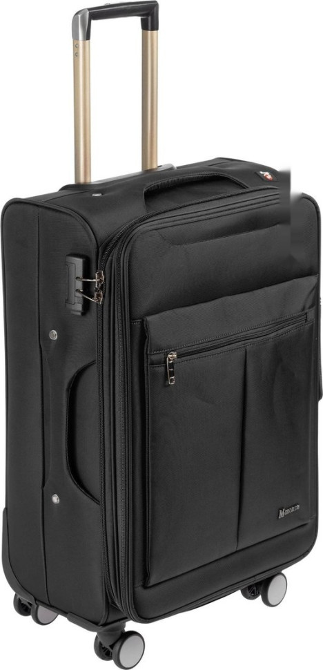 Чемодан Monza 8038# (M, черный)