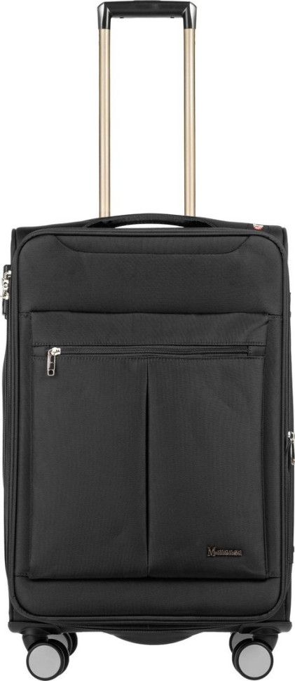 Чемодан Monza 8038# (M, черный)