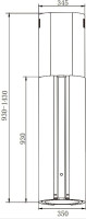 Вытяжка Weissgauff Sun 1400 Island BLDC Black