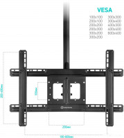 Кронштейн Onkron N1L (Black)
