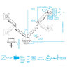 Кронштейн Arm Media LCD-T36 (серебристый)