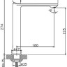 Смеситель Haiba HB11590-7 (черный)