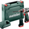Дрель-шуруповерт Metabo PowerMaxx BS BL Q 601749500 (с 2-мя АКБ, кейс)