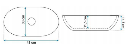 Умывальник Rea Linda U0462