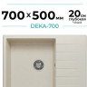 Кухонная мойка Polygran Deka 700 (кремовый)