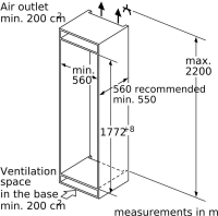  Встраиваемый холодильник Bosch KIF81PFE0