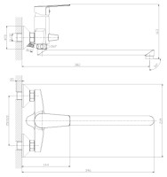 Смеситель Rossinka Silvermix S35-33