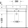 Умывальник Duravit Vero Air 80 2350800000