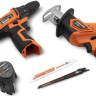 Daewoo Power DGA 1220Li SET (шуруповерт, сабельная пила, 2 АКБ, сумка)