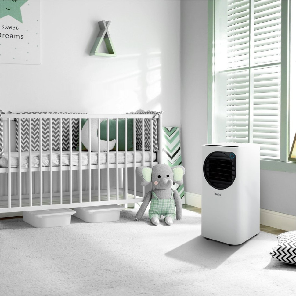 Мобильный кондиционер Ballu Eclipse BPAC-10 EPW/N6 white