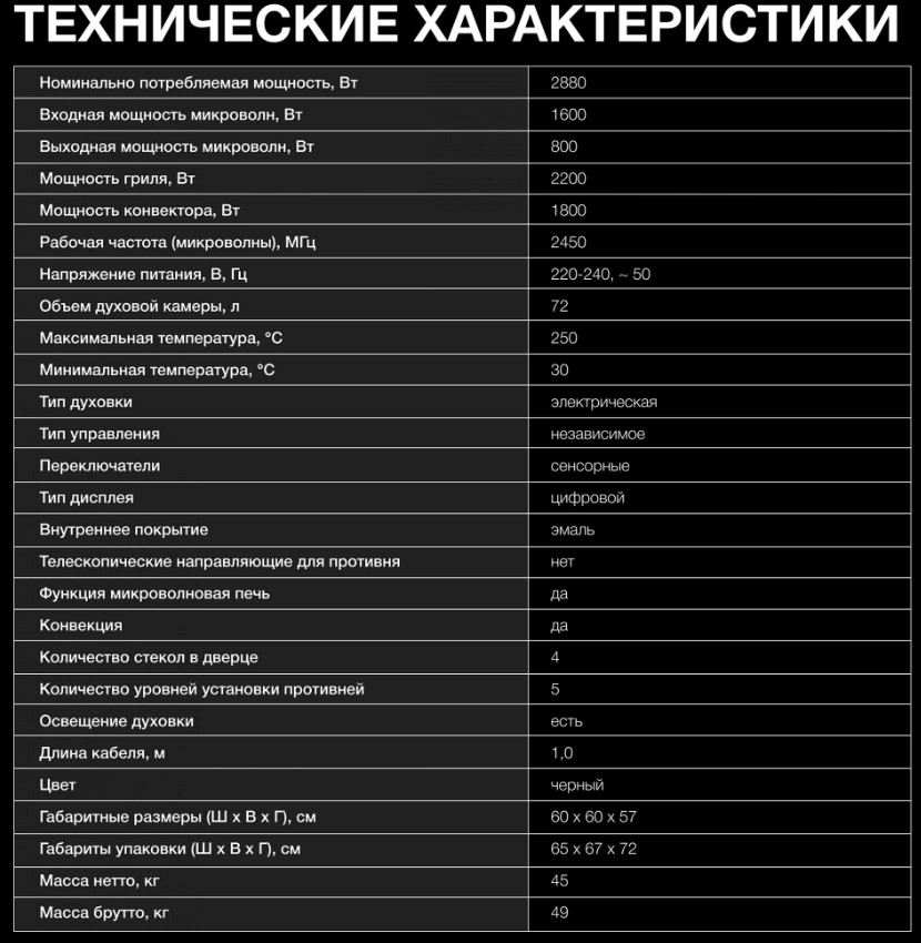 Духовой шкаф Hyundai HMEO 6780 DX