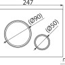 Панель смыва Alcaplast M770 (белый/хром глянцевый)