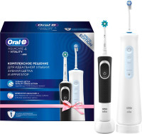 Электрическая зубная щетка Oral-B Aquacare 4 MDH20.016.2 + Vitality Pro Cross Action D100.413.1