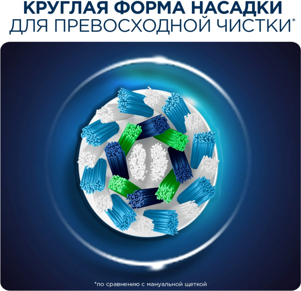 Электрическая зубная щетка Oral-B Aquacare 4 MDH20.016.2 + Vitality Pro Cross Action D100.413.1