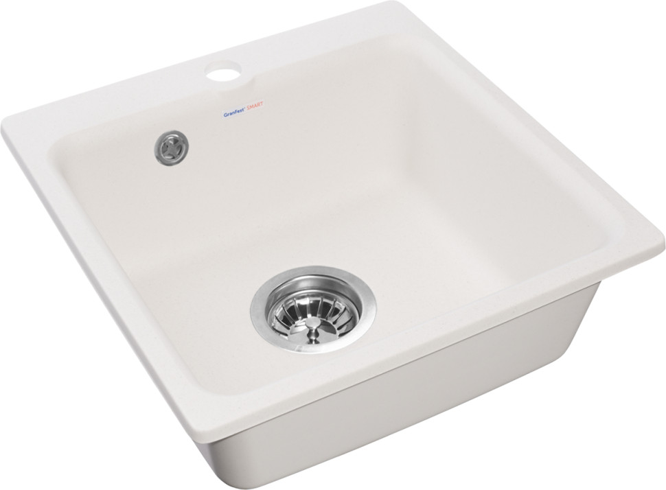 Кухонная мойка GranFest Smart GF-SM430 (White)