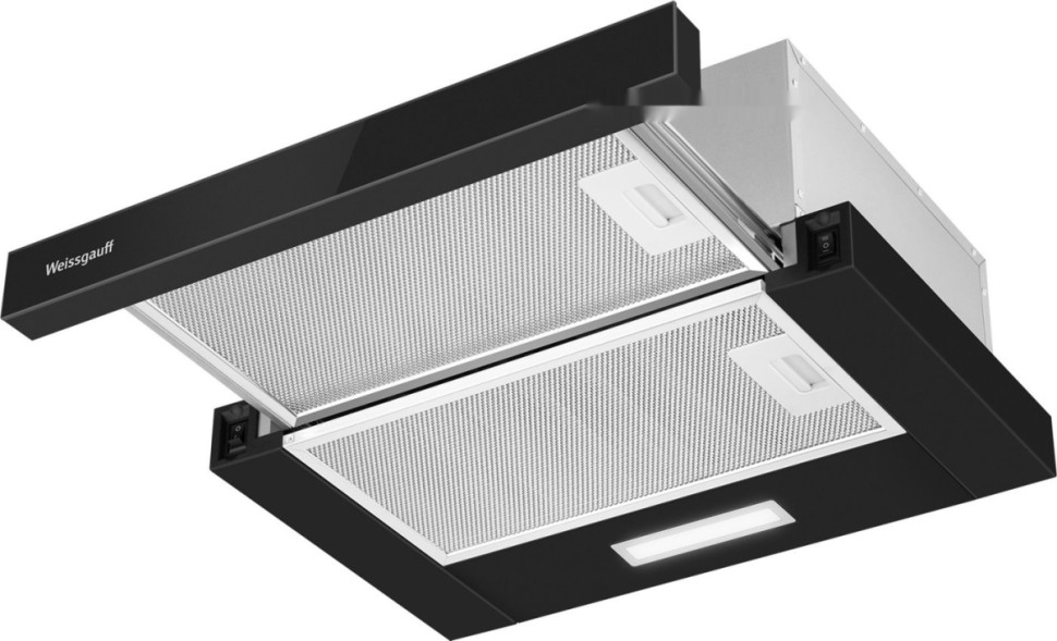 Вытяжка Weissgauff TEL 450 Black Glass